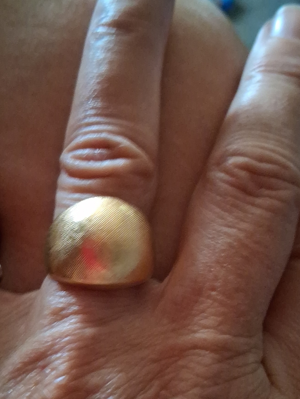 Gold Dome Statement Ring - Women Jewelry